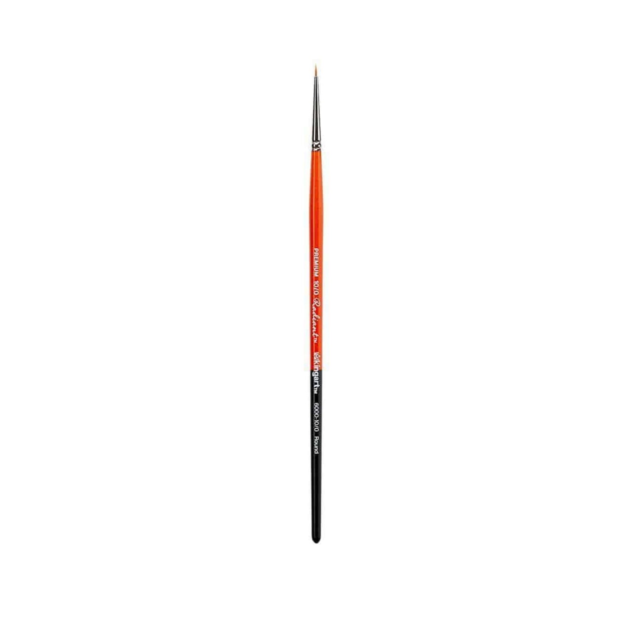 KINGART® Radiant™ 6000 Round Series Premium Golden Synthetic Brushes for Acrylic, Oil and Watercolor